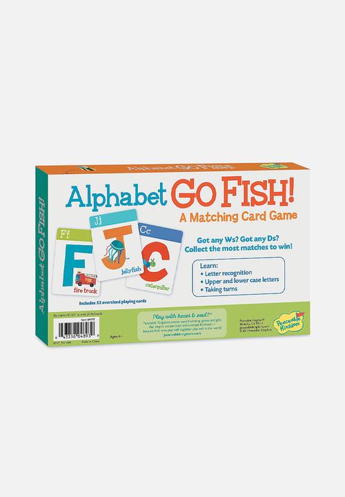 Peaceable Kingdom - Alphabet go fish! - multi