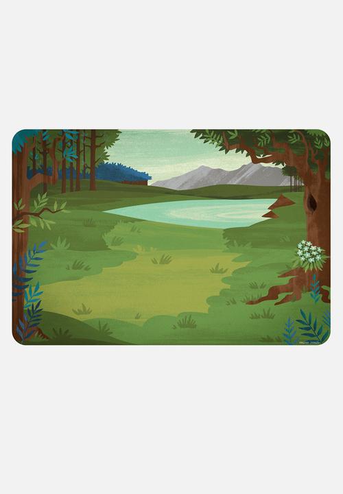 Stephen Joseph - Magnetic scene w/drawer zoo  - multi