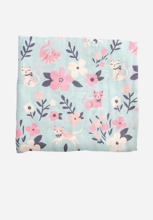 Stephen Joseph - Muslin blankets flower - multi