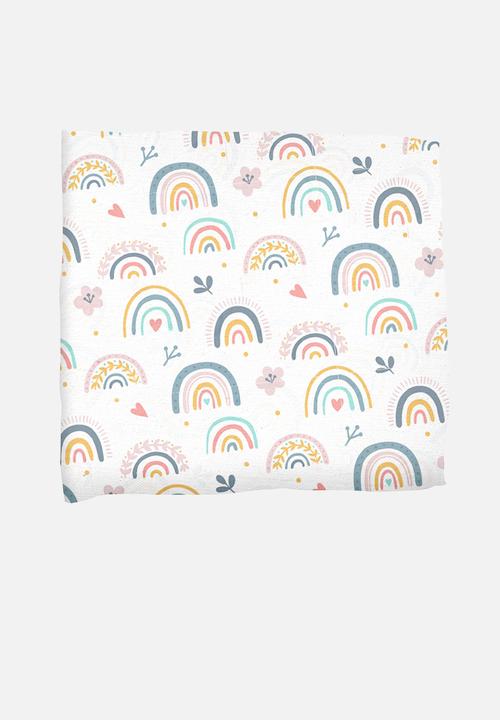 Stephen Joseph - Muslin blanket rainbow - multi