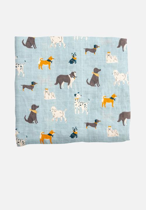 Stephen Joseph - Muslin blankets dog - multi