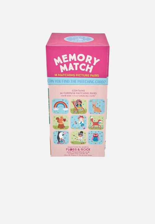 FLOSS AND ROCK - Memory match rainbow fairy - multi