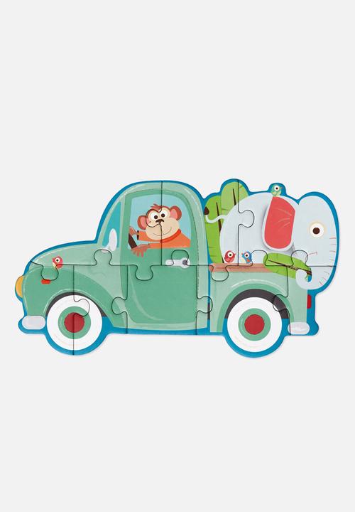 Scratch Europe - Starter puzzles - vehicles (5 puzzles) - multi