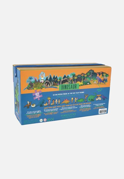 FLOSS AND ROCK - Space 60pc dino puzzle with figures - multi