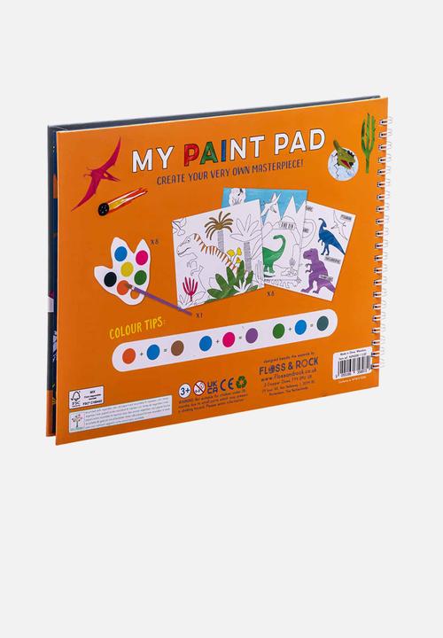 FLOSS AND ROCK - Painting pad dino - multi