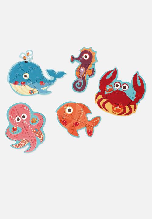 Scratch Europe - Starter puzzles - ocean (5 puzzles) - multi