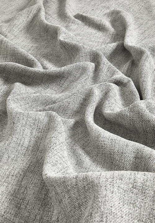 Sixth Floor - Textured Weave Lined Eyelet Curtain - Grey