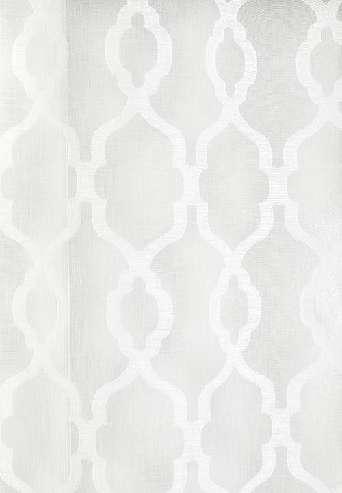 Sixth Floor - Overland Tufted Sheer Eyelet Curtain - White