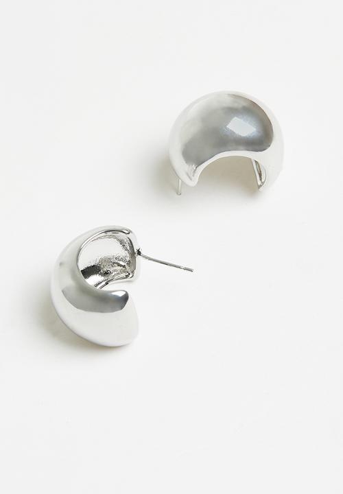 Me&B - Chunky Hoop- Silver