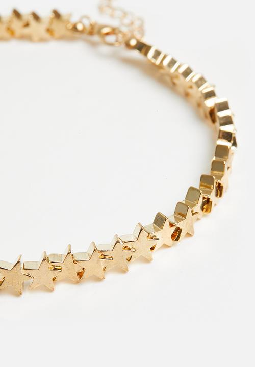 Me&B - Star Choker in Gold - Gold