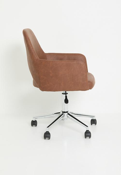 Sixth Floor - Keaton PU office chair - tan