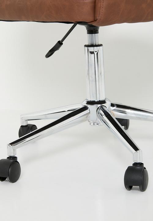 Sixth Floor - Keaton PU office chair - tan