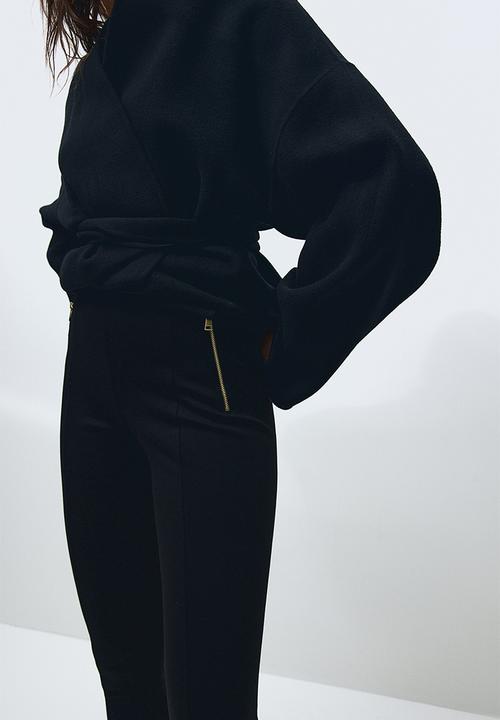 H&M - Heavy jersey leggings - black