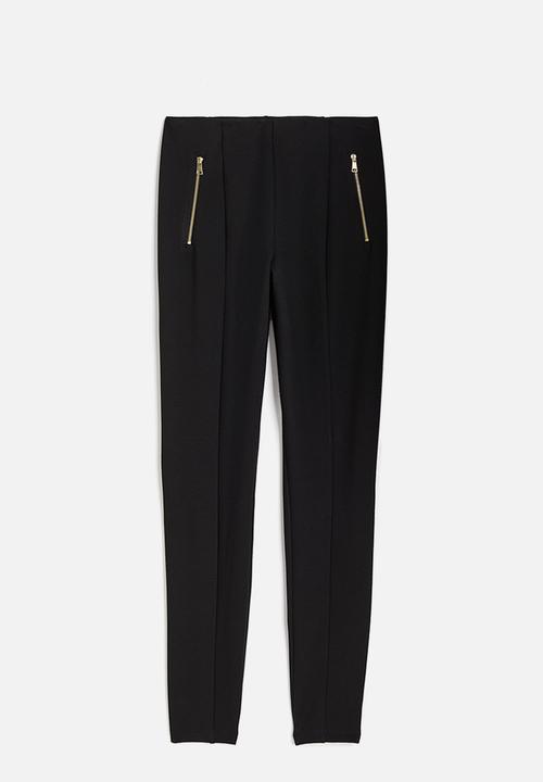 H&M - Heavy jersey leggings - black