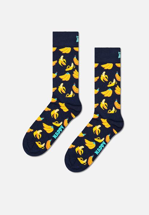 Happy Socks - 3-Pack Classic Banana Socks - Multi 