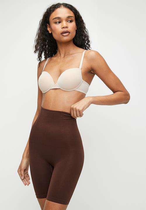 Tessa Design - Tessa highwaisted mid shorts - brown