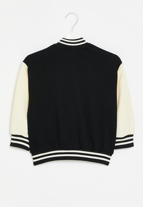 Pop Candy - Baseball jacket - black & white
