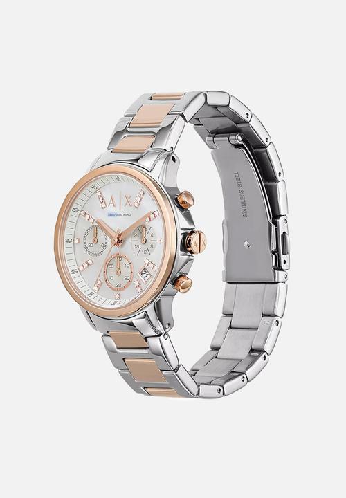 Armani Exchange - Lady banks - silver & rose gold