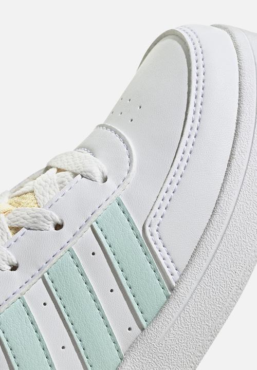 adidas Performance - Breaknet 2.0 K - Ftwr White/Semi Flash Aqua/Orange Tint