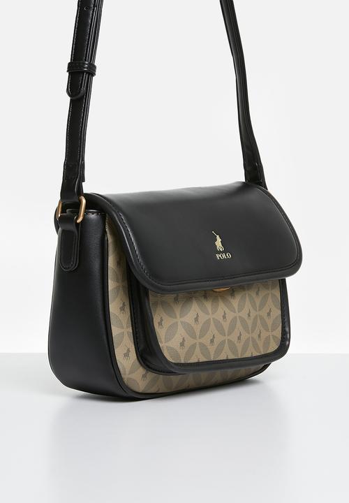 POLO - Havana flapover sling-black