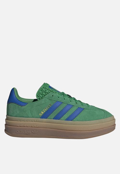 adidas gazelle silver green womens adidas Gazelle Bold - GS main image 0