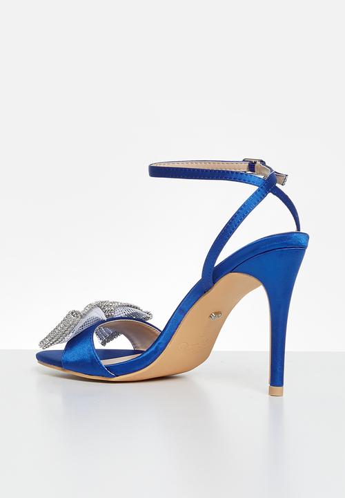 Miss Black - Jazz 15 ankle strap stiletto - blue