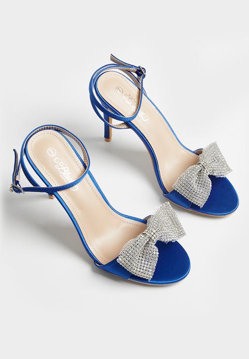 Miss Black - Jazz 15 ankle strap stiletto - blue