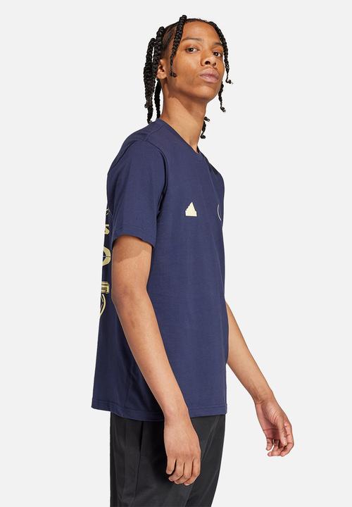 adidas Performance - Tiro sum tee - legend ink