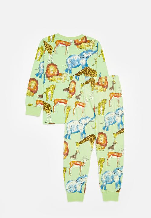 Pop Candy - Printed pj set - green