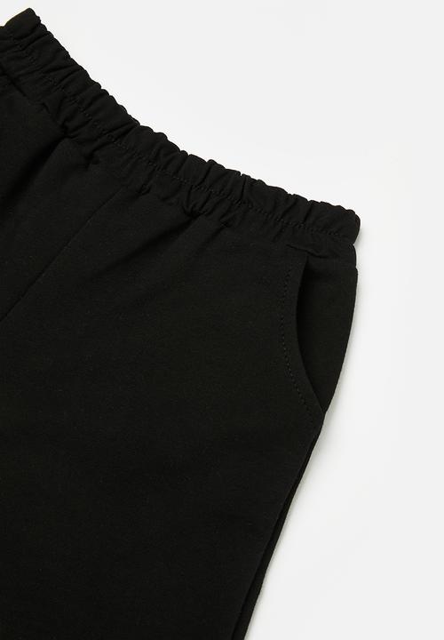 Pop Candy - Sweat top & short set - black