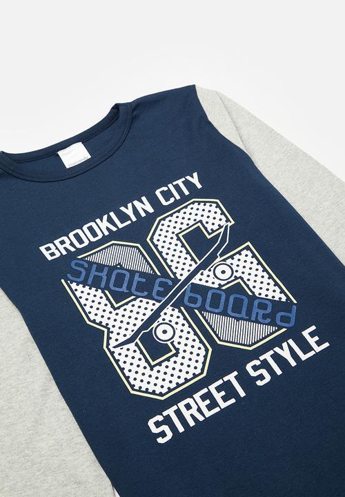 Pop Candy - Pj set - blue & grey