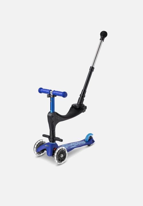 MICRO - Mini 3in1 deluxe plus  scooter - blue led