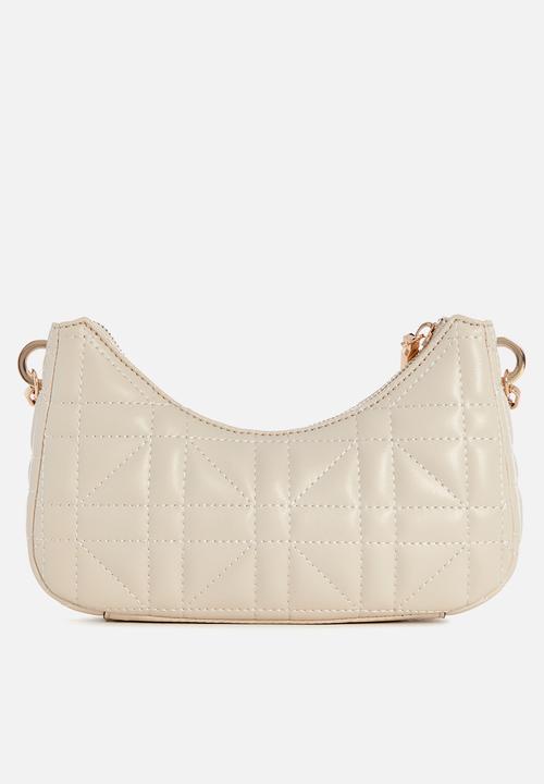 GUESS - Assia mini crossbody top zip - stone