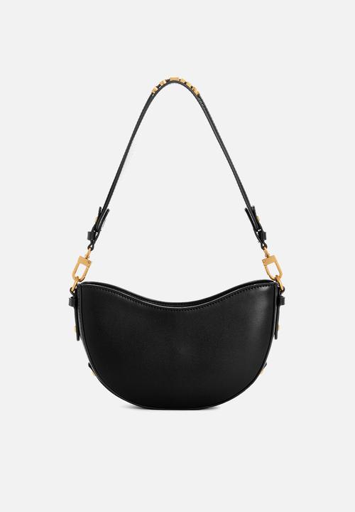 GUESS - Sarita top zip shoulder bag - black