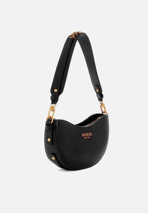 GUESS - Sarita top zip shoulder bag - black