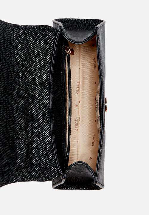 GUESS - Ilia top handle flap - black