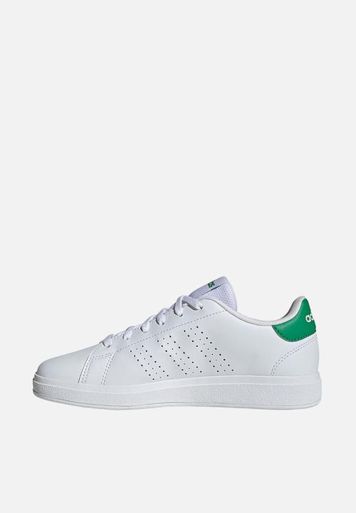 adidas Performance - Advantage Base 2.0 J - Ftwr White/Ftwr White/Green