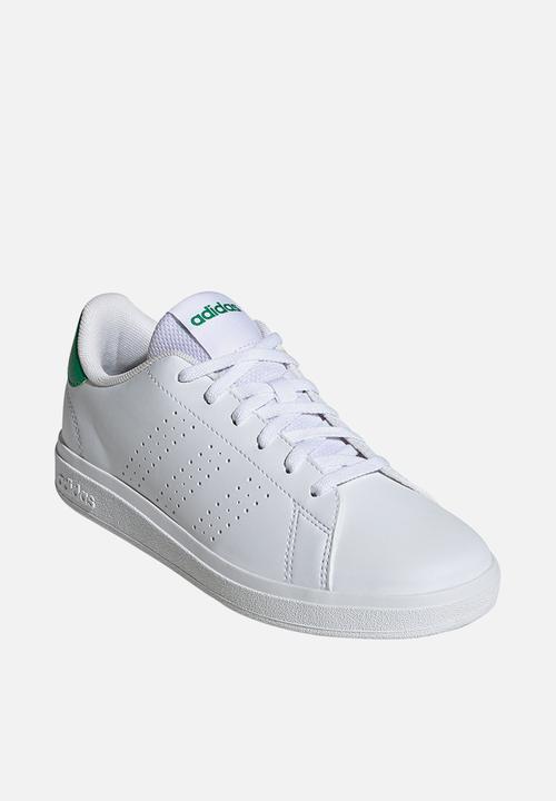 adidas Performance - Advantage Base 2.0 J - Ftwr White/Ftwr White/Green