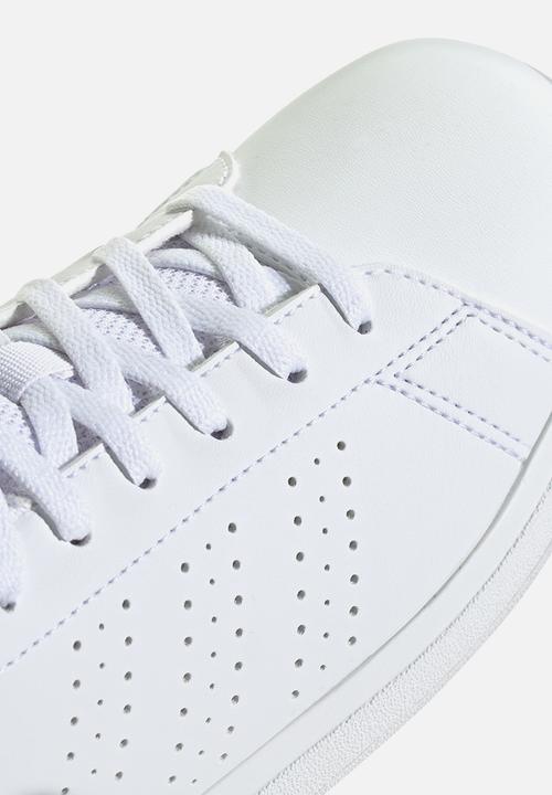 adidas Performance - Advantage Base 2.0 J - Ftwr White/Ftwr White/Green