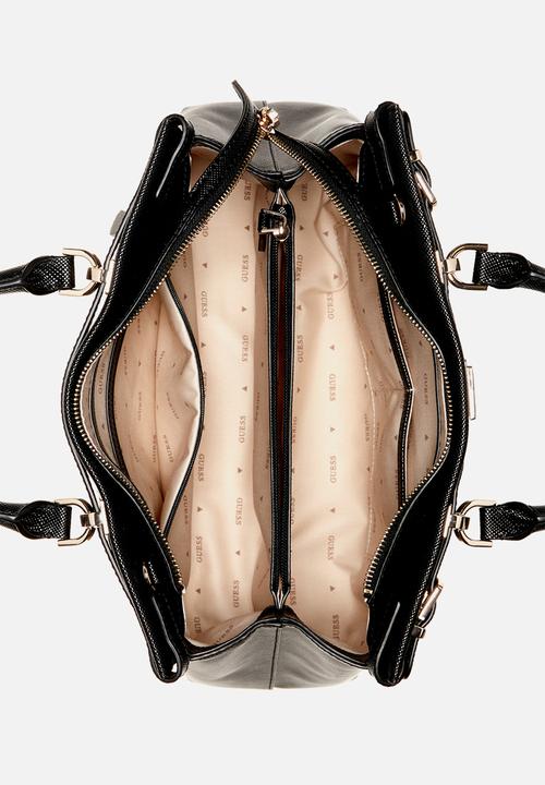 GUESS - Levante luxury satchel - black
