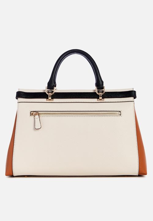 GUESS - Levante luxury satchel - cognac