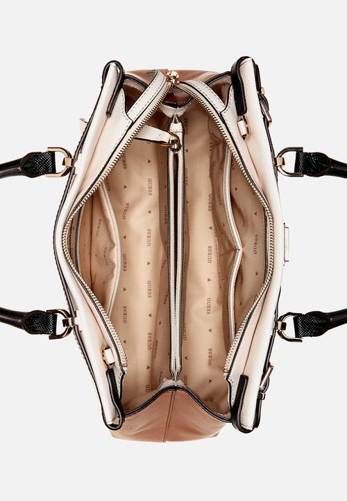 GUESS - Levante luxury satchel - cognac
