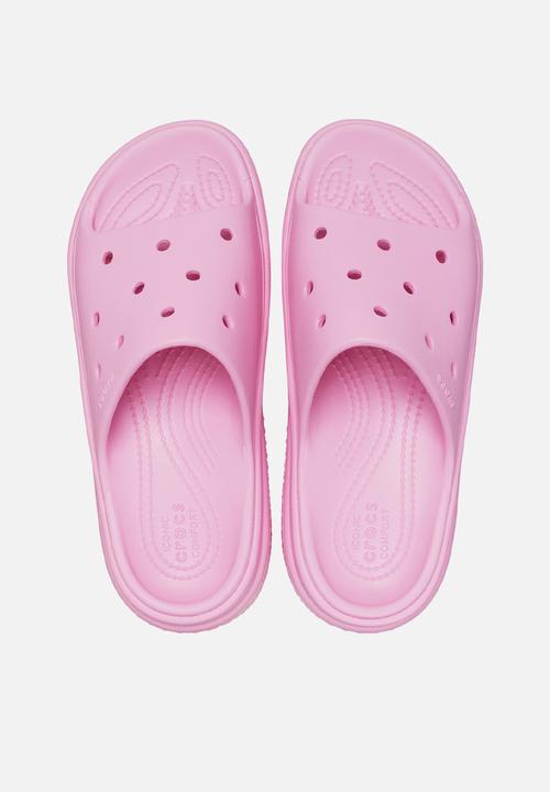 Crocs - Stomp slide - pink tweed