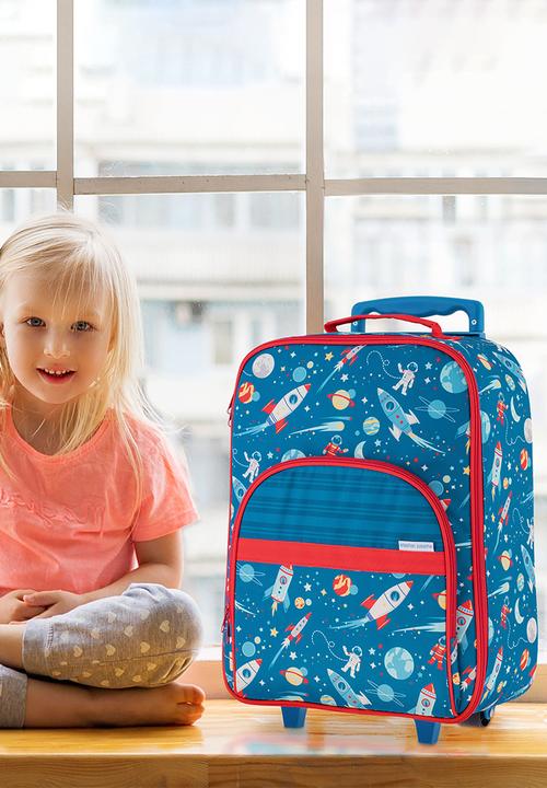 Stephen Joseph - All over print rolling luggage space - multi