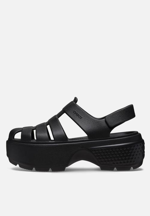 Crocs - Stomp fisherman sandal - black