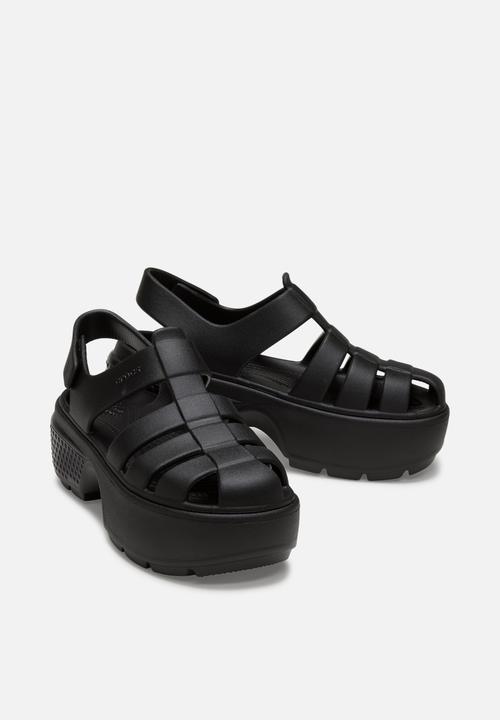 Crocs - Stomp fisherman sandal - black