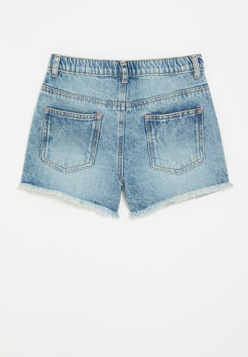 MINOTI - Denim short with studs - denim
