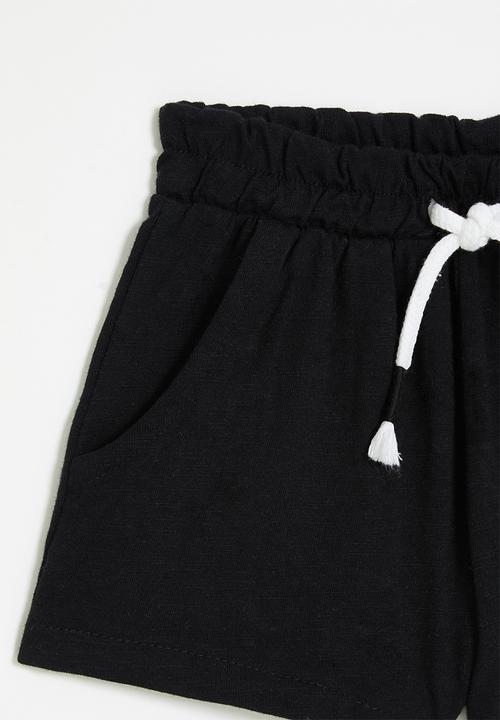 MINOTI - Jersey shorts - black