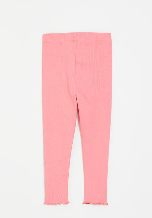 MINOTI - Rib leggings - coral