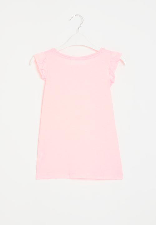 MINOTI - Girls neon pink basic vest - neon pink
